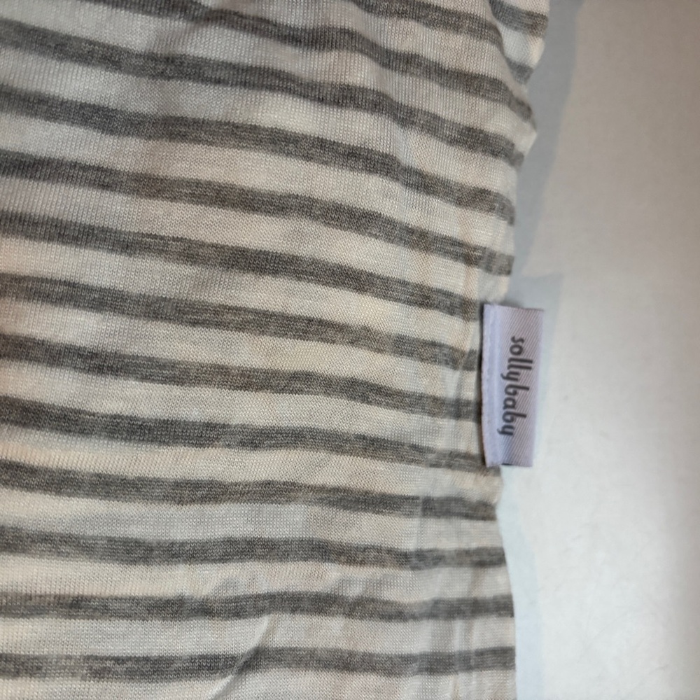 Solly Baby Gray Natural Stripes